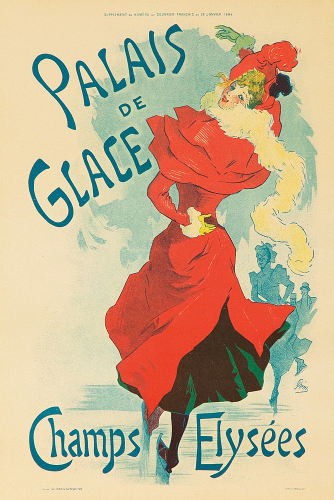 Palais de Glace Champs-Elysees, woman in red