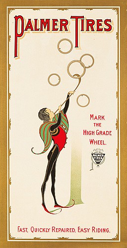Palmer Tires, long poster, rings