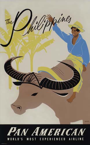 The Philippines, Pan American World’s Most Experienced Airline, bull rider