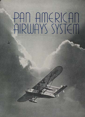 Pan American Airways System, black and white photograph