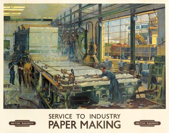 British Railways, Service to Industry Paper Making, factory