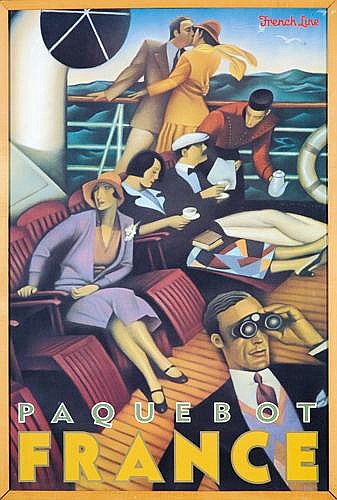 paquebot-france-french-line-artist-g-kinneri
