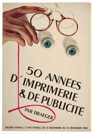 50 Annees D’Imprimerie and De Publicite, eyeglasses