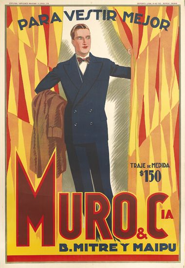 Para Vestir Mejor Muro and Cia, man in blue suit