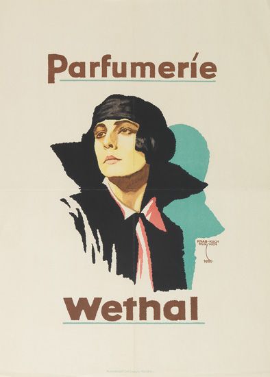Parfumerie Wethal, man in black