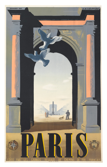 Paris, Edite par les Grands, doves, arch