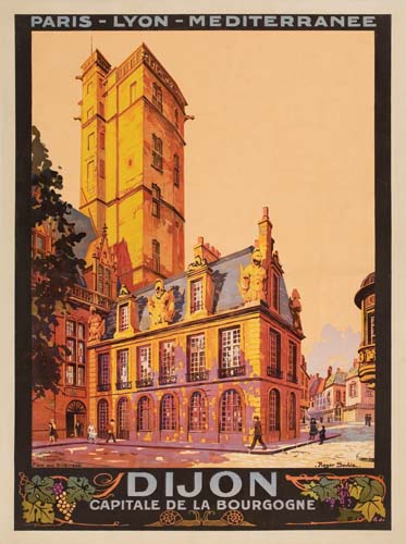 Dijon Capitale de la Bourgogne, large stone building