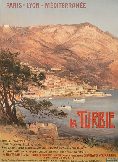 La Turbie, Paris, Lyon, Mediterranee, mountains, sailboats on the water