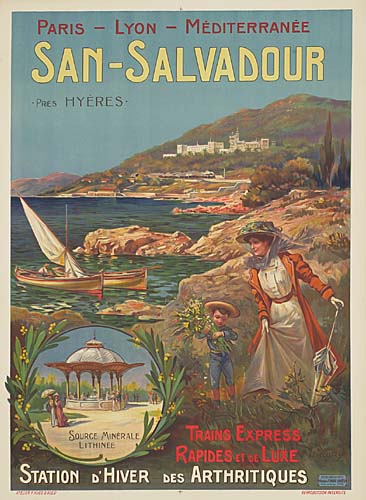 San Salvadour, woman and child