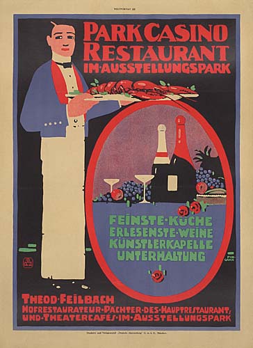 Park Casino Restaurant, server, food