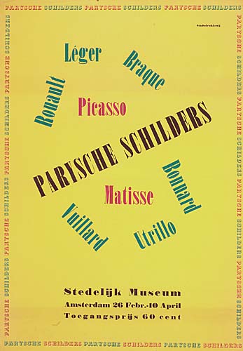 Parysche Schilders, yellow poster