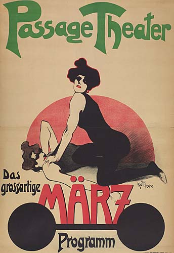 Passage Theater Marz, woman in black