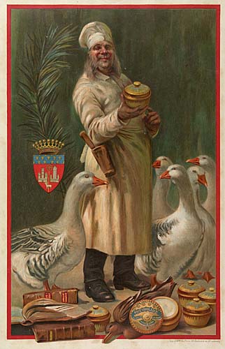 Man with geese