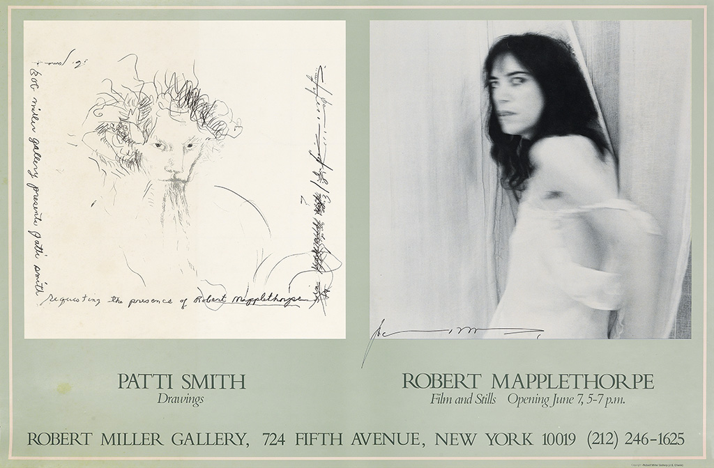 Patti Smith, Robert Mapplethorpe, drawing, photograph