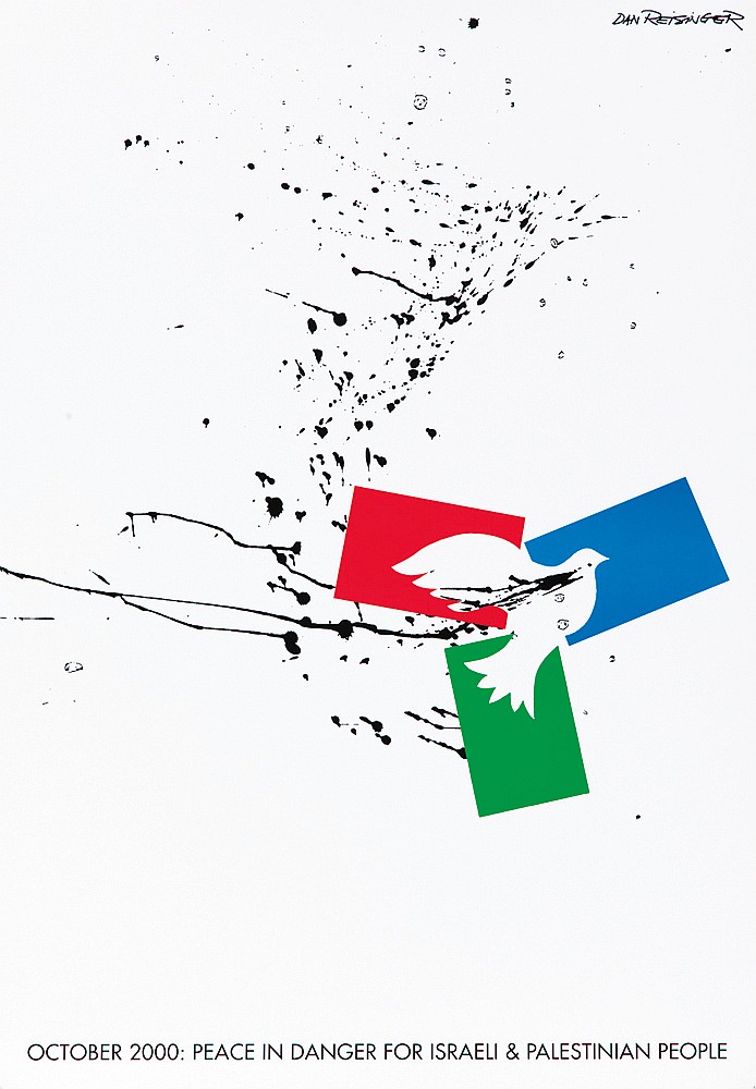October 2000, Peace in Danger for Israeli and Palestinian People, dove