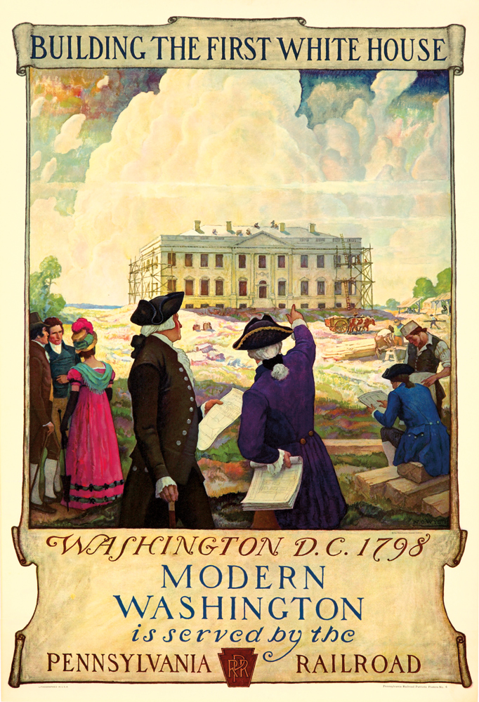 Building the First White House, forefathers, Pennyslvania Railroad