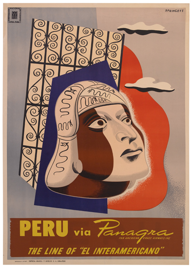 Peru Via Panagra, The Line of El Interamericano, man’s face