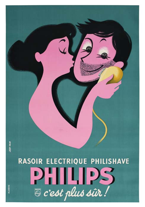 Rasoir Electrique Philishave Philips c’est plus sur, couple embracing