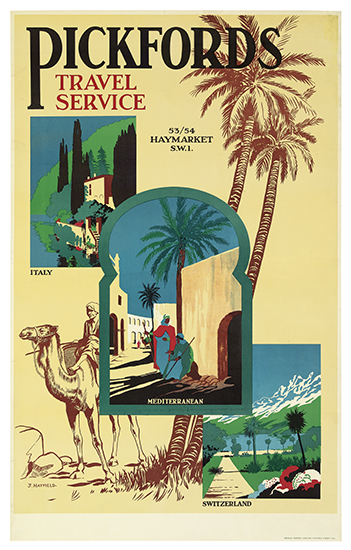 Pickford’s Travel Service, destinations
