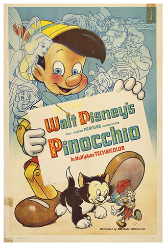 Walt Disney’s Pinocchio, movie poster