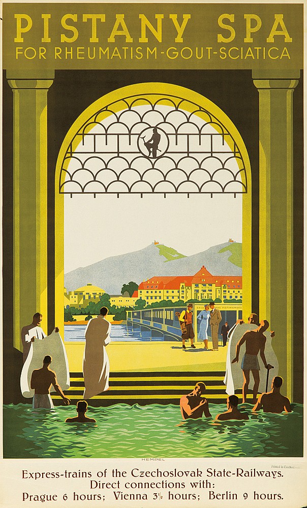 Pistany Spa for Rheumatism-Gout-Sciatica, archway