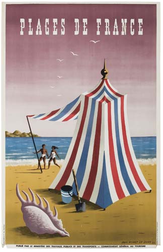 Plages de France, tent