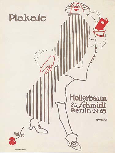 Plakate Hollerbaum and Schmidt, man in stripes