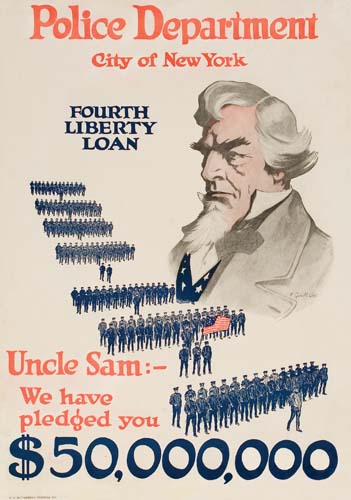 Police Department City of New York, Uncle Sam, troops