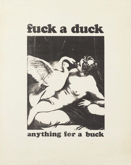 Anything For A Buck, Duck and nude woman