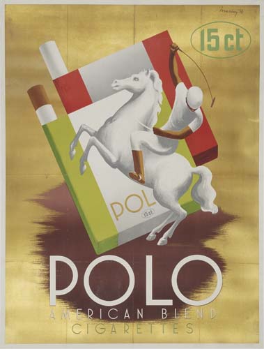 Polo American Blend Cigarettes, horse and rider