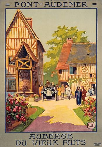 Pont-Audemer Auberge du Vieux Puits, houses