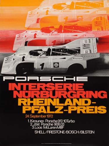 Porsche Interserie Nurburgring Rheinland Pfalz Preis, racing cards