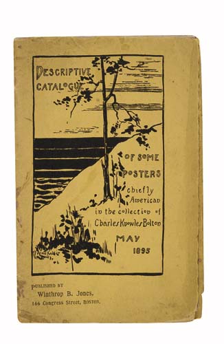 Descriptive Catalogue of Some Posters, book title page