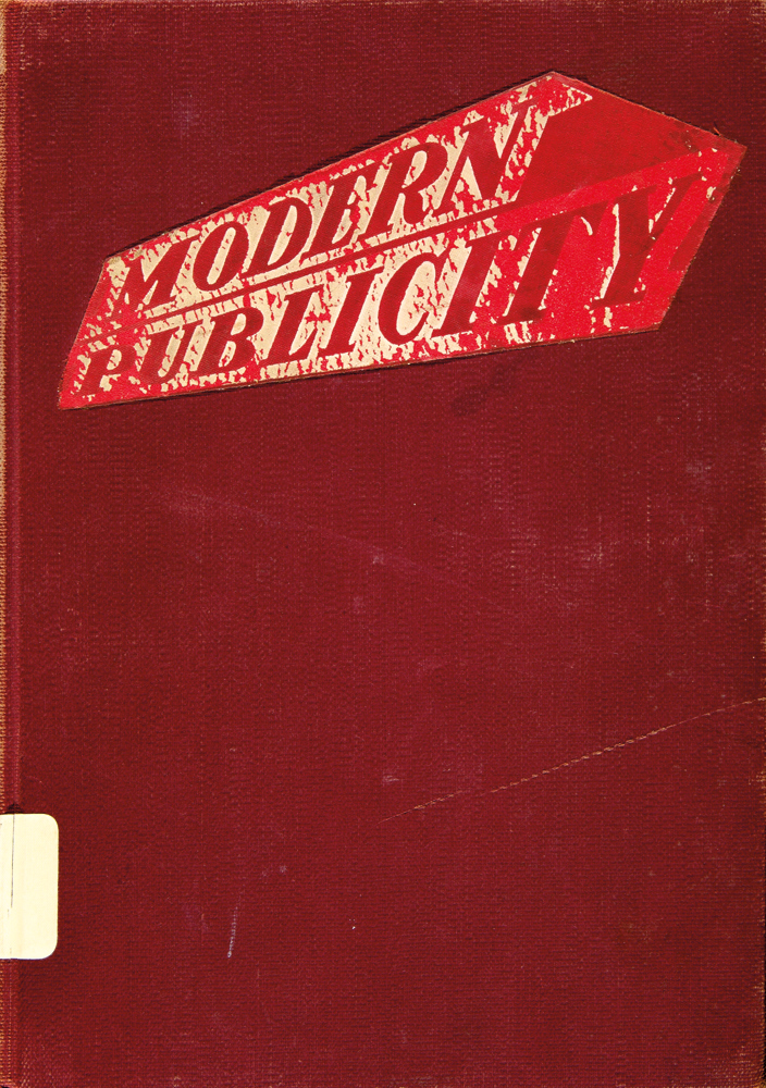 Modern Publicity, red poster
