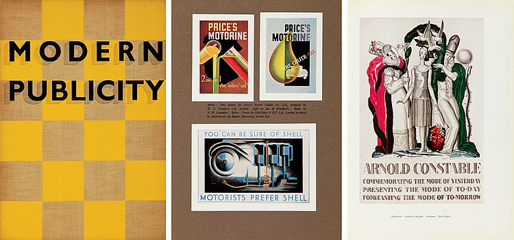 Modern Publicity, three posters, Arnold Constable