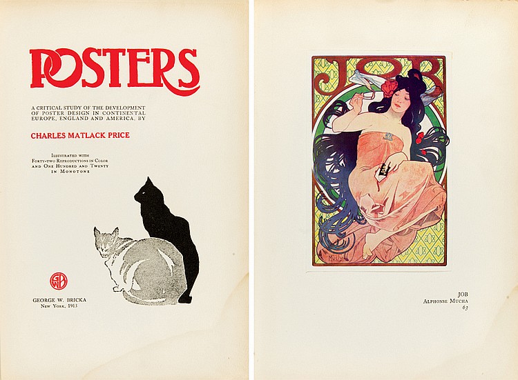 Posters Charles Matlack Price, cats, woman in pink