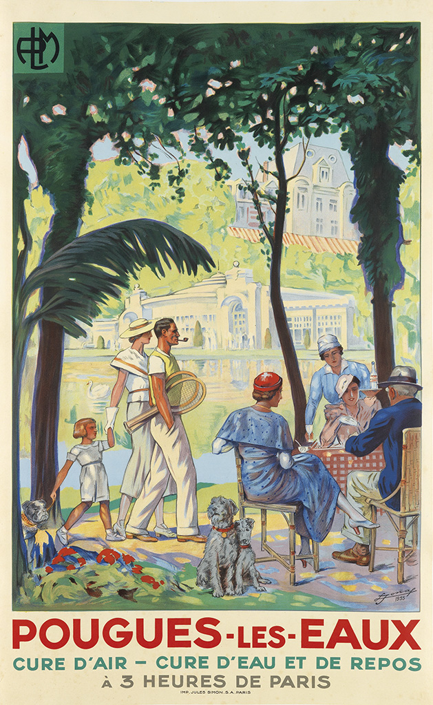 Pougues Le Eaux, family on the shore