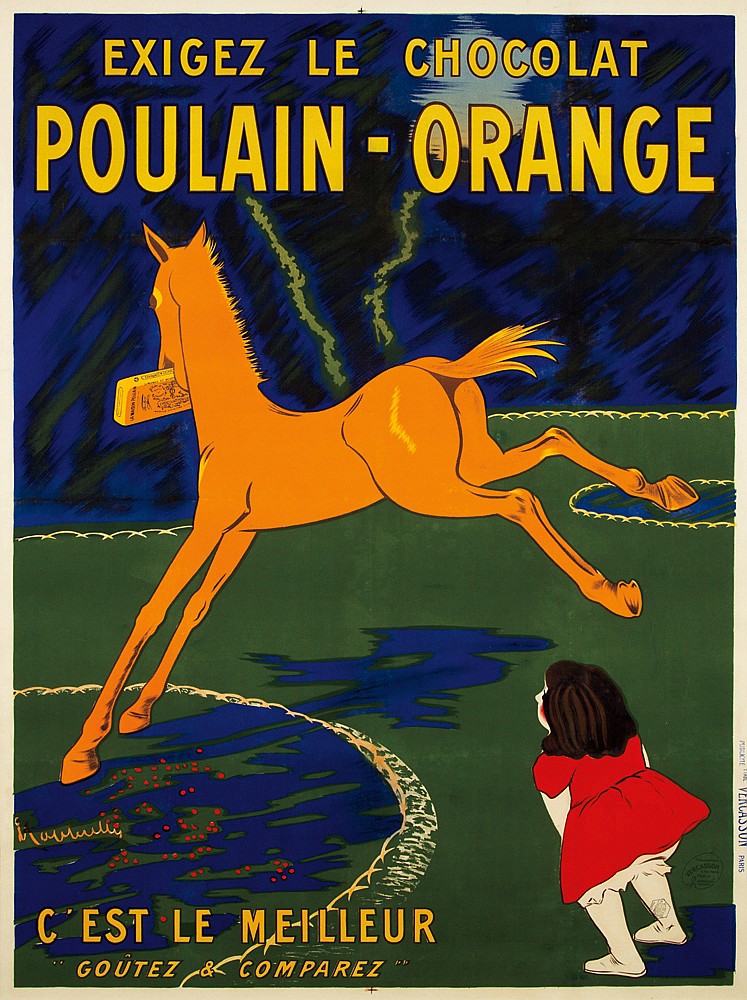Poulain Orange, orange horse