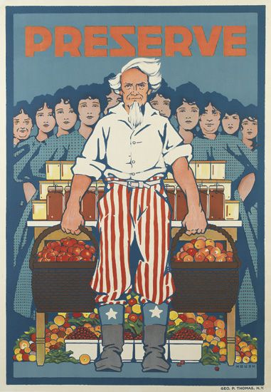 Preserve, Uncle Sam with his troops