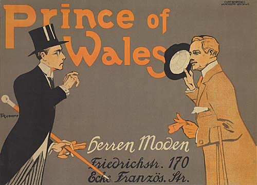Prince of Wales berren Moden, men in suits