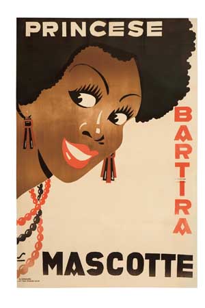 Princese Mascotte, woman with necklaces