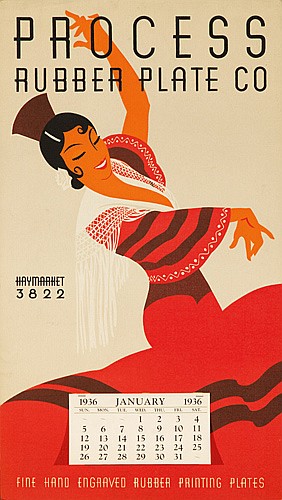 Process Rubber Plate Co, woman in red