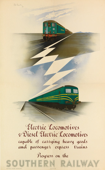 Southern Railway, trains, Electric Locomotives