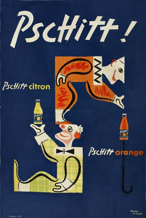 Pschitt, citron, black poster