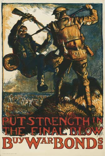 Put the Strength in the Final Blow, Buy War bonds, soldiers