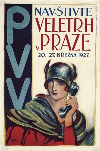 Navstivte Veletrh Praze, woman on the phone, PVV