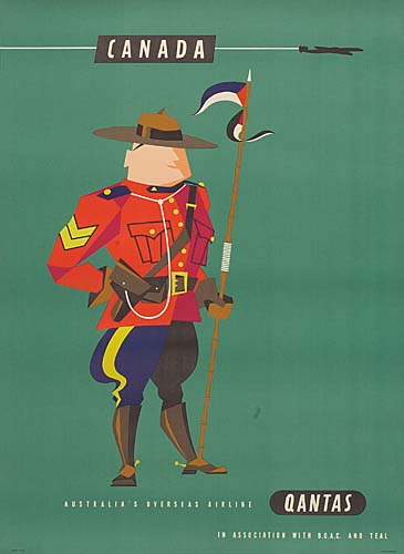 Canada, Quantas, mountie