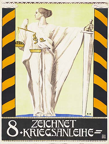 Zeichnet Kriegsanleihe, woman in white
