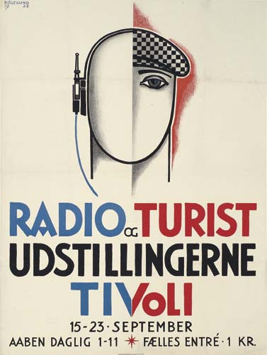 Radio og Turist Udstillingerne TIVoli, man with headset
