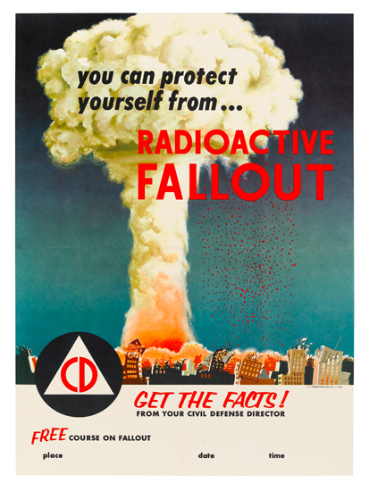 Radioactive Fallout, Get the Facts, You Can Protect Yourself, mushroom cloud